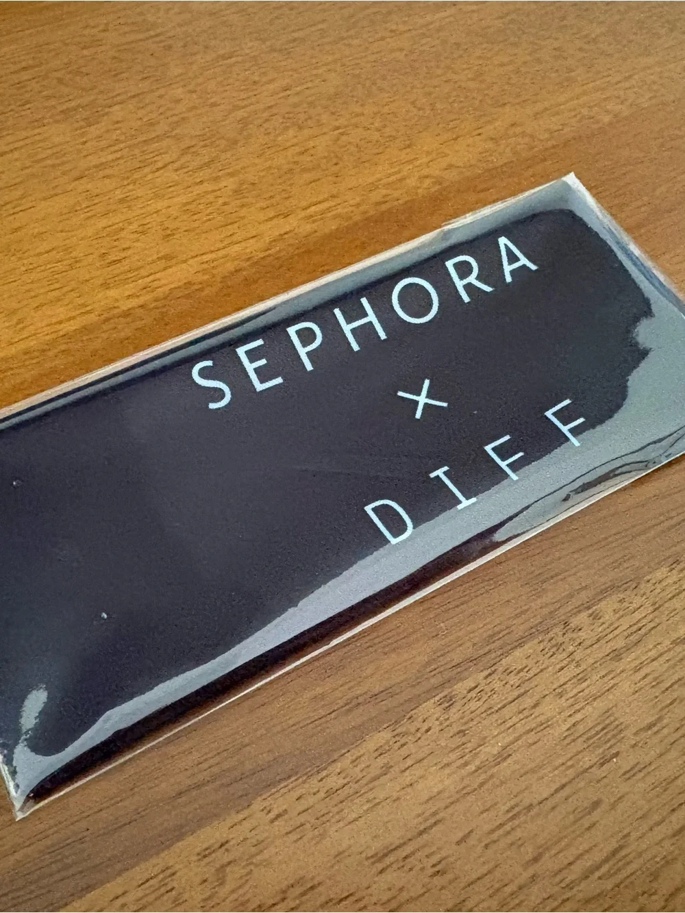 Sephora x Diff Collab Limited Edition Women’s Black Rectangular Sunglasses